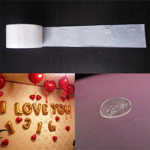 Balloons Glue Point 100pcs Balloons Stickers On The Wall Balloon Attachment Glue Point Double Sided Balloon Dots Party Supplies