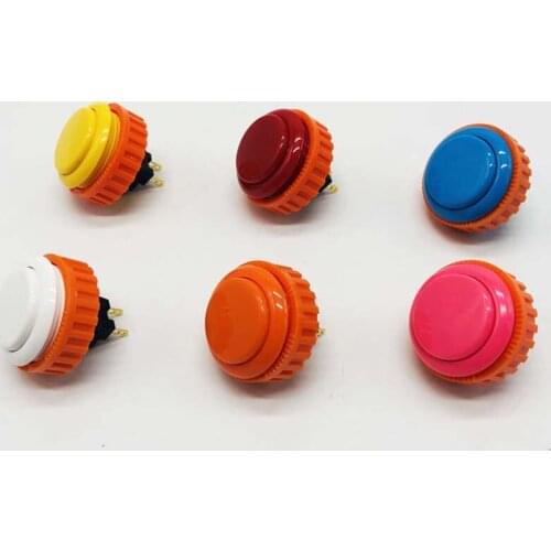 2pcs/lots Japan Original Sanwa OBSN-30 30mm Push button OBSN-24 24mm Arcade Push Button For Arcade Console