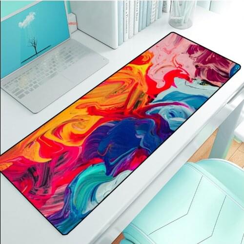 Mairuige Colored Marble Art Mousepad Personalized Mousepad Natural Rubber Non-slip Mousepad Game Carpet Large Mousepad for Csgo
