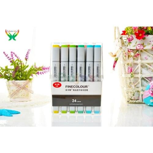 Finecolor EF100 24/36/48/72 color Alcohol standard set double headed marker hand drawing design for students art supplies