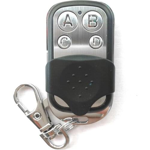 Portable Wireless 4333.92 Mhz Remote Control Copy Code Remote 4 Channel Electric Cloning Gate Garage Door Auto Keychain
