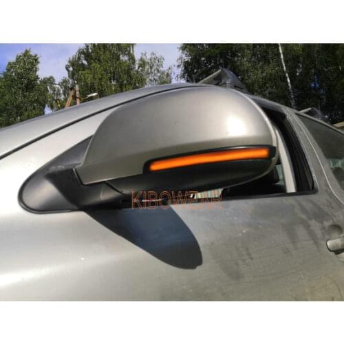 Sequential Blinker LED For Skoda SuperB B6 3T Octavia MK2 A5 Turn Signal Mirror light 2009 2010 2011 2012 Dynamic arrow
