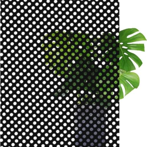 Reticulated sunscreen glass film glass sticker light transmission heat blocking car window sticker balcony glass sunshade film