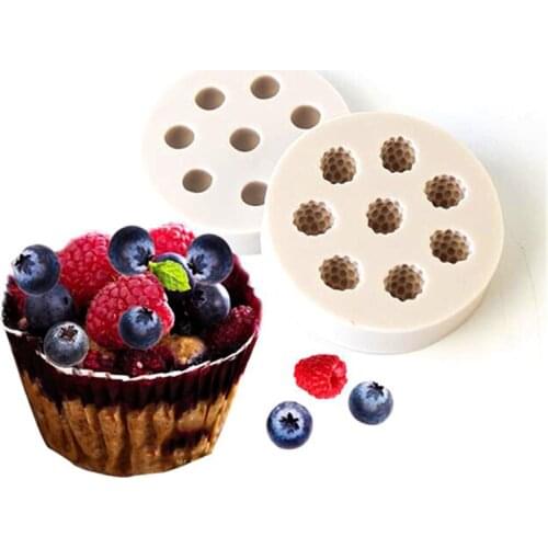 Blueberry Shape Silicone Cake Mold Kitchen Sugar Baking Mold Craft Fondant Cake Decoration Tools Chocolate Pastry Tool Cakevorm