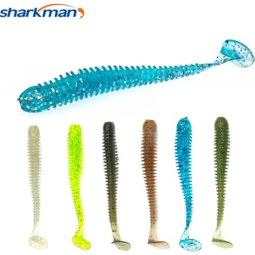 Super strength soft fishing lure 10pcs/Lot Silicone Bait 8cm Sea Fishing Pva Swimbait Wobblers Artificial Tackle For Fishing