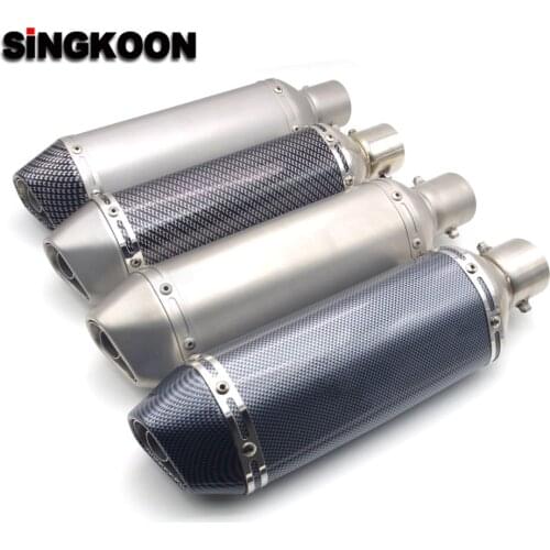 For KTM DUKE 125 390 690 200 DUKE 1190 1290 Adventure 51mm Motorcycle Exhaust Pipe Moto GP Escape Exhaust Scooter Sport Exhaust
