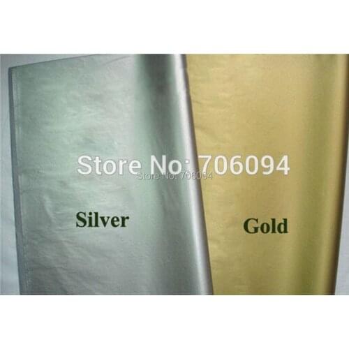 50x66cm,100pcs/lot,Silver&Gold tissue paper / wine,shirt,bag,shoes wrapping paper /gift packing material