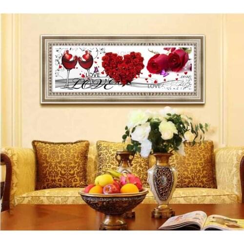 5D Diamond Painting love Rose DIY Diamond Embroidery Painting