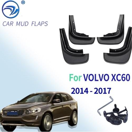 Splash Guards Mud Flap Mudguards Fender Fitment Car Mud Flaps For VOLVO XC60 2014-2017 2015 2016 Mudflaps