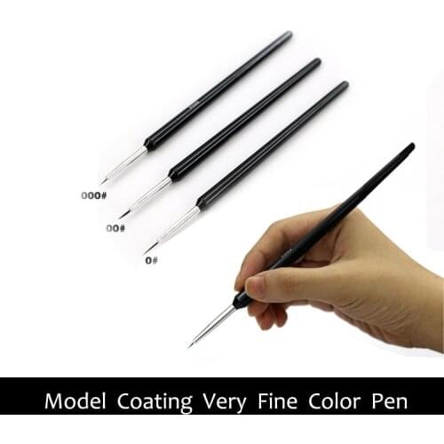 Model painting Production tool Color pen Hook line pen Fine section 3 size