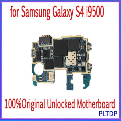 For Samsung Galaxy S4 i9500 Motherboard 16GB Mainboard With Full Chips IMEI Logic board for S4 i9500 Mainboard,Original unlocked