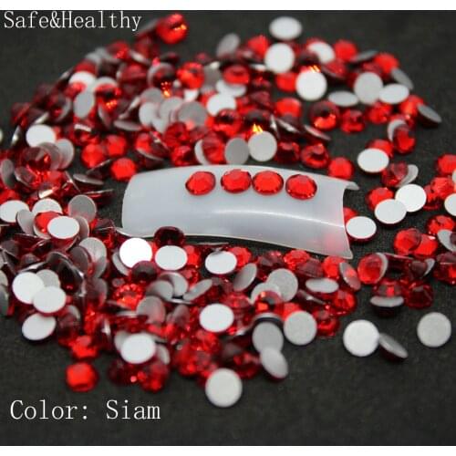 Nail gems SS3-SS34 Nail Art Decorations Rhinestones 3d nail art dekor Charm Glass Flatback nails accessoires diamonds jewelry