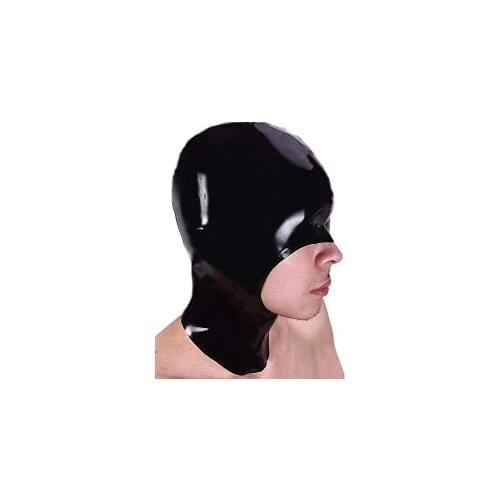 Hot new Latex mask fetish hoods unisex standard seamless hats no rear zipper one piece style