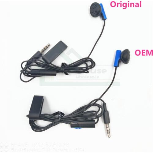 Hot Selling 120cm 3.5mm Jack Gaming Controller Headset Earphone With MIC ON/OFF Control For Sony For PS4 Play Headphone