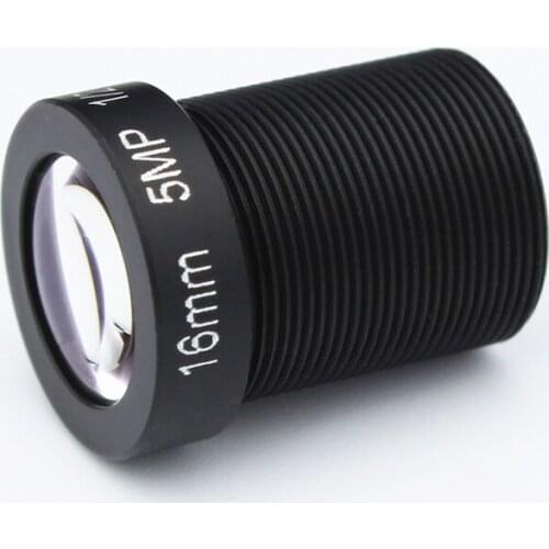 4x HD 5mp 16mm lens IR Board CCTV Lens M12x0.5 MTV view 50m 27 degrees angle for Security IP Camera