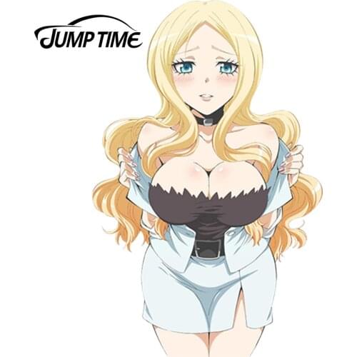 JumpTime 13cm x 8.4cm Car Sticker Super Sexy Beauty Ansatsu Kyoushitsu Irina Jelavic Auto Motor Decorative Funny Car Decal