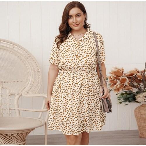 Kalorale Fashionable Shirt Dresses