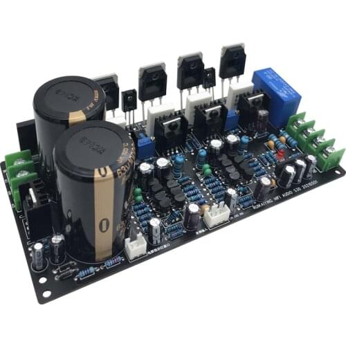 Channel 2.0 HIFI Amplifier ONSEMI Tube 150WX2 Audio Amplifier Board 10000UF63V Filter Capacitor Speaker Protection circuit