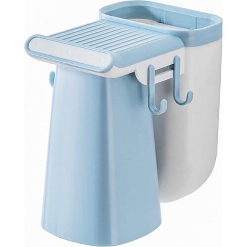 Creative Toothbrush Cup Magnet Tooth Mug Punch-free Magnetic Hang Cup Suspend Tumbler for Bathroom Portable Cup Tooth Glass