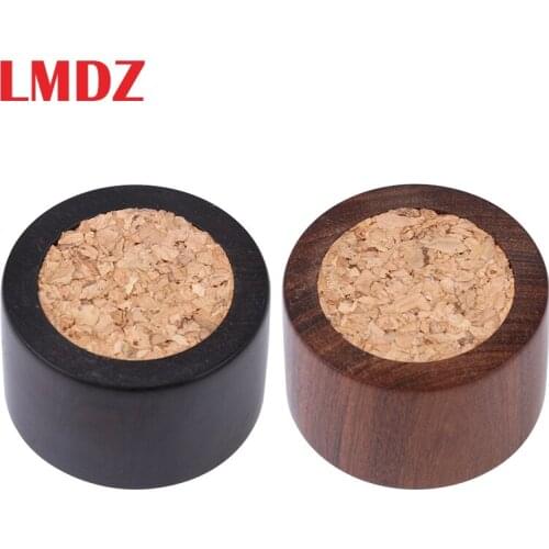LMDZ 1Pcs Pin Cushion Wooden Bottom Needles Pin Holder Wood Bottom Base Needle Pin Sewing Craft Stitch Needlework DIY Craft