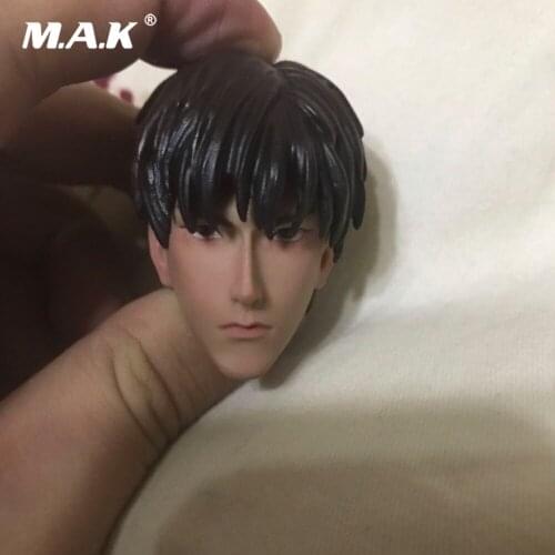 1:6 Scale Male Head Accessory Japanese Anime SLAM DUNK Rukawa Kaede Head Sculpt Carved Model for 12 inches Action Figure