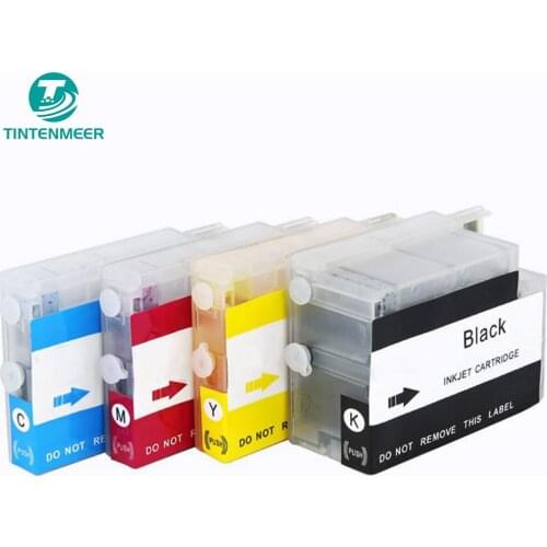 TINTENMEER refillable replacement cartridge with auto reset chip arc 932 933 932xl for hp 7110 7610 7612 6100 6600 6700 printer