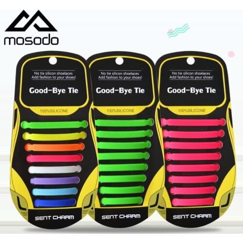 Mosodo 16pcs Silicone Laces T-shape Pattern Elastic Lace No Tie Fashion Fast Laces Suitable For Children And Adults Sports Shoes