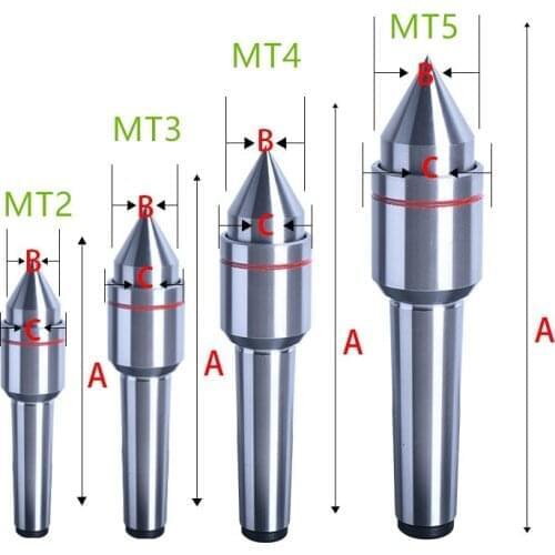 MT3 light duty live center, water-proof. dust proof, ball bearing type
