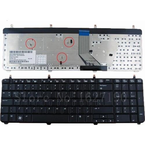 Brand New US United States for HP DV7-2000 DV7-3000 BLACK(Big Enter,OEM) Replacement Laptop Keyboard