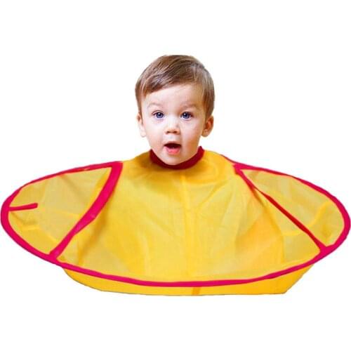 New Kids Floral Animal Print Foldable Waterproof Hair Cutting Cloak Umbrella Cape