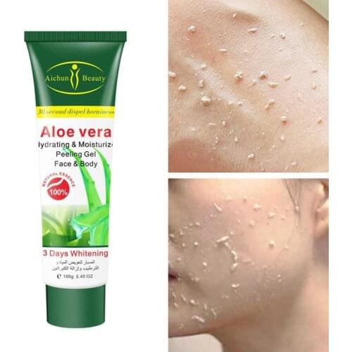 Dead Skin Calluses Moisturizing Whitening Exfoliate Anti-Wrinkle Cream Body Gel Shrink Exfoliating Pores Vera Aloe Scrub
