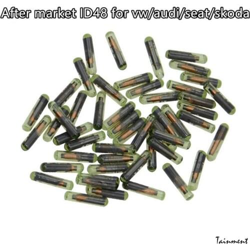 Original ID48 Glass Chip Car Transponder Chip ID 48 Chip for Volkswagen Audi Skoda Honda Car Key Blank 15/30Pcs