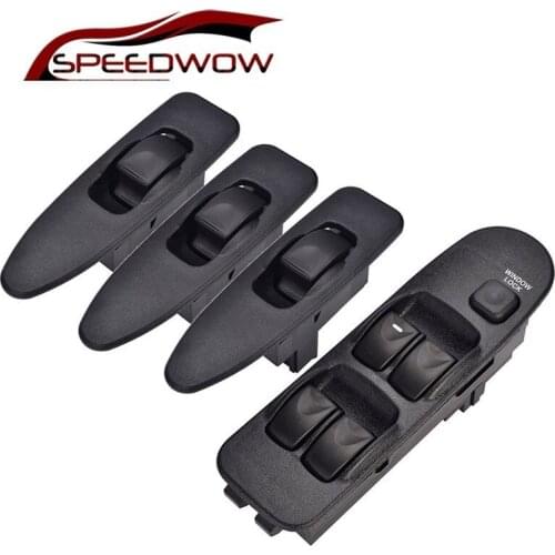 SPEEDWOW Black ABS Front Left Right Power Master Window Switches Power Master Window Switch For Mitsubishi Carisma Car Part