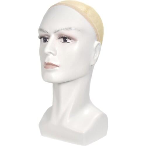 Realistic Female Mannequin Head Life Size Display Wig Hat Scarf