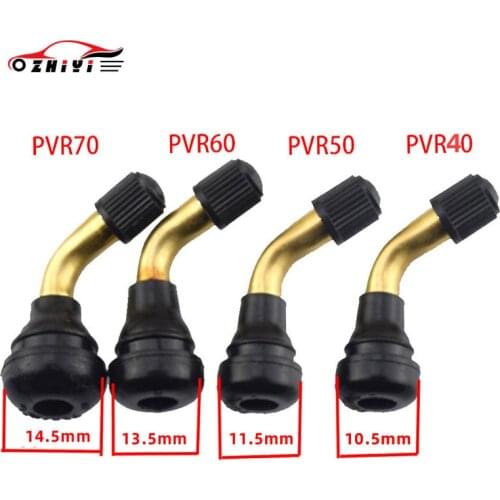 PVR70 PVR60 PVR50 PVR40 Rubber Valve Core Valve Electric Car Tubeless Tire Valve Battery Car Elbow Motorcycle Valve