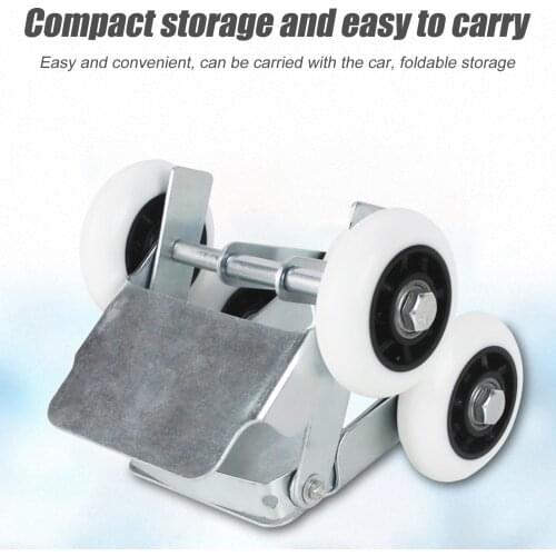 Motorcycle Tire Dolly Tire Skate Wheel Auto Repair Moving Rated Car Dolly Ball Bearings With 5 Wheels For Scooter Auto Accessory