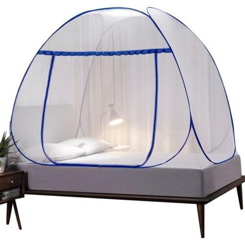 Folding Yurt Mosquito Net Moustiquaire Net Installation-free Mosquitera Canopy Netting For Adult/Kid Bed Tent Home Decor Outdoor