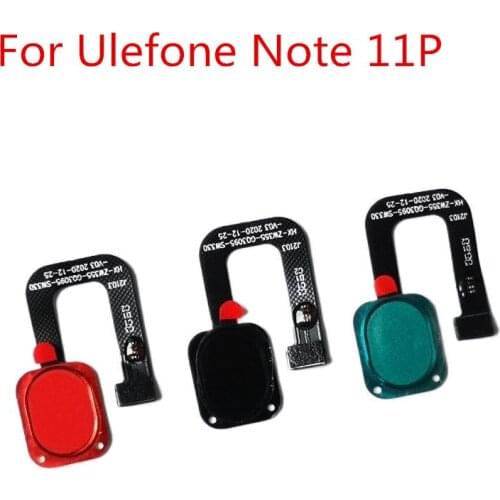 Ulefone Note 11P New Original Fingerprint Button Components Sensor Flex Cable For Ulefone Note 11p 6.55'' CellPhone Repair Parts