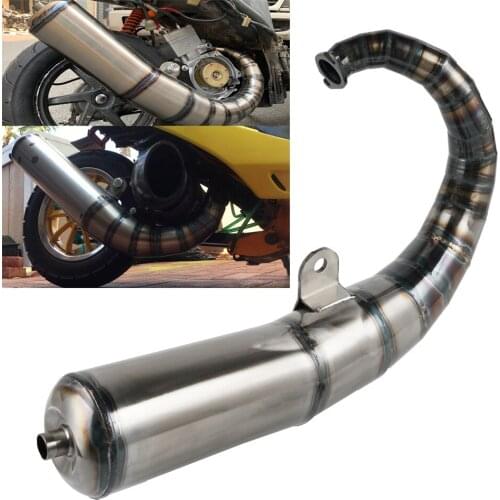 Perfomance Scooter Exhaust Pipe 90-125cc Racing Muffler For Honda DIO AF18 AF25 Racing For Honda DIO AF18 AF25