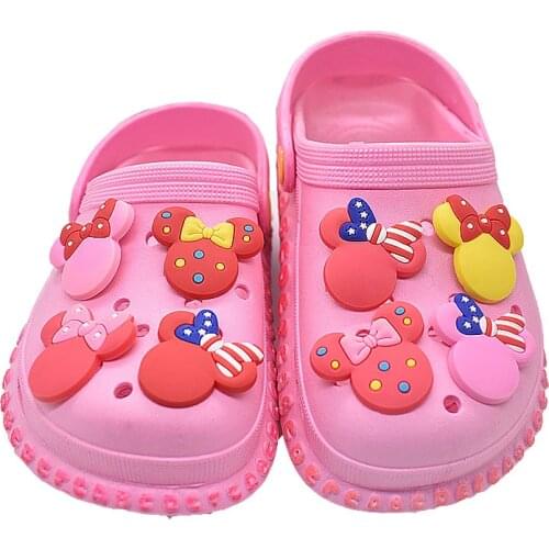 10pcs New Designs PVC Shoe Charms Accessories Colorful Decoration Charms Designer Bracelets Ornaments Girls Gift