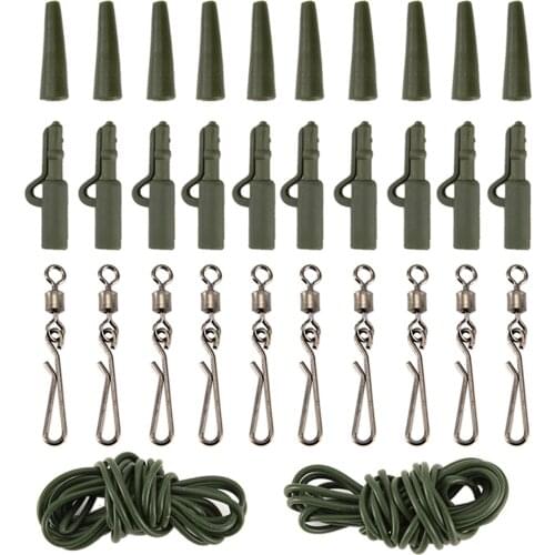 32 in 1 Anti-rust Carp Fishing Tackles Rolling Swivels Terminal Tackle