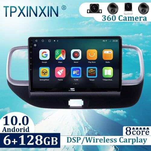 6+128GB For Hyundai Venue 2019 Android 10 Carplay Radio Player Car GPS Navigation Head Unit Car Radio with Screen