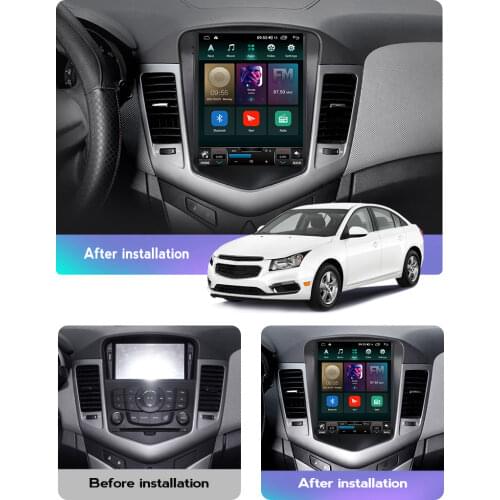 Car DVD Radio GPS Navigation for Chevrolet Cruze J300 Holden Daewoo Lacett 2009-2015 Tesla style Autoradio support 1080P video