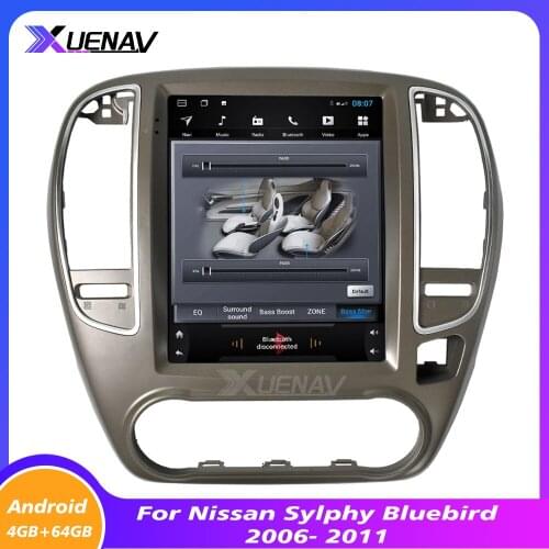 For Nissan Sylphy car Automotive Head Unit For Nissan Sylphy Bluebird 2006- 2011 Car Radio DVD Player GPS Navigation Multimedia