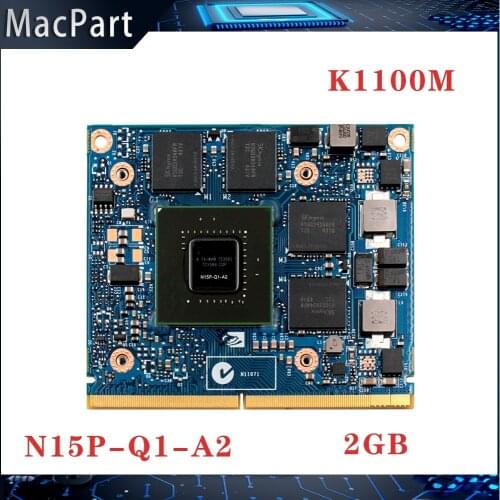Quadro K1100M GDDR5 2GB Video Graphics Card N15P-Q1-A2 For iMac A1311 2010 2011 A1312 2009 2010 2011 years