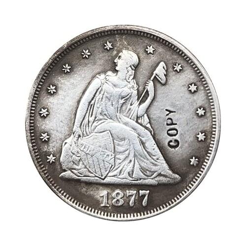 1877 United States seated liberty twenty cent coins COPY