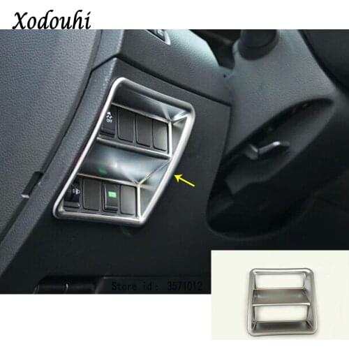 Car Stick Cover ABS Chrome Front Headlight Light Switch Button Trim Frame Lamp Panel 1pcs For Nissan Qashqai 2016 2017 2018