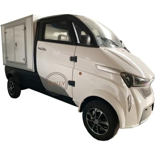Mini Electrical Vehicles Cargo Delivery EEC Approved Four Wheels Electric Food Van for Sale