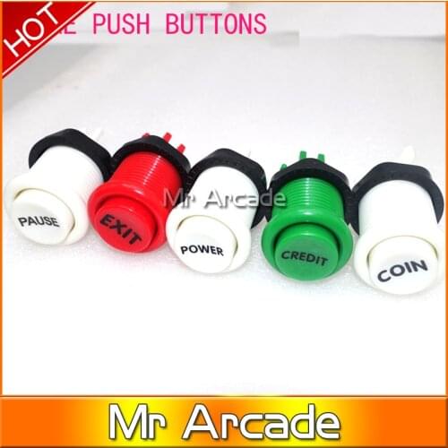 2020 New Arcade happ stype Push Button Durable Multicade MAME Jamma Game Long Switch Mult-color 1 pcs