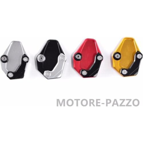 For Yamaha R15 2017 R-15 Motorcycle Foot Side Stand Pad Plate Enlarge Kickstand Pad Extension CNC YZF R15 2014 2015 2016 2017